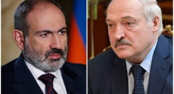 Пашинян и Лукашенко обсудили ситуацию на армяно-азербайджанской границе