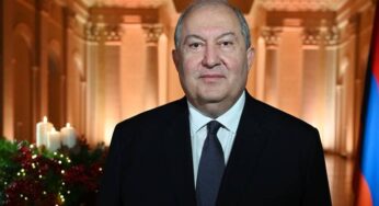 Президент Республики Армения Армен Саркисян направил поздравительное послание по случаю Нового года